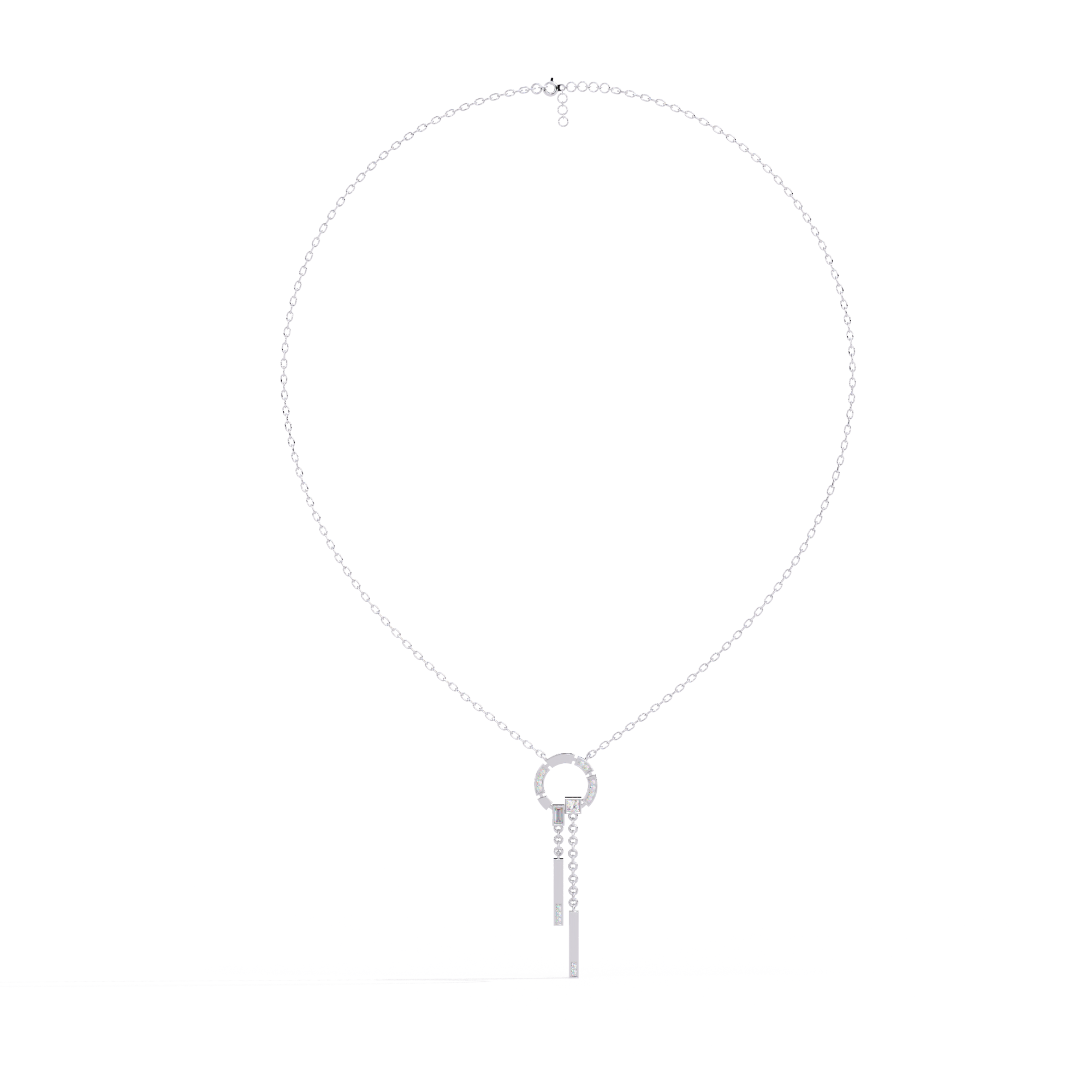 Solitairekart 0.38ct Natural Diamond Pendant-Necklace, HI Color, VS-SI Clarity
